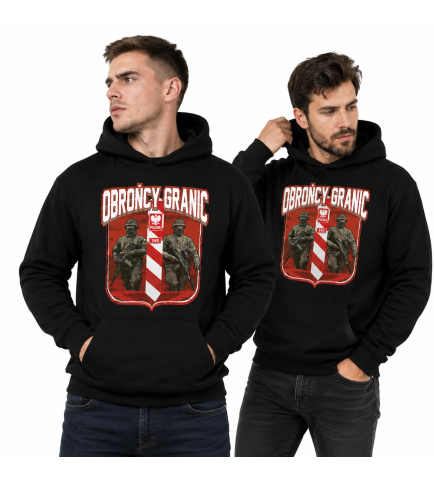 BLUZA Z KAPTUREM PATRIOTYCZNI OBROŃCY GRANIC